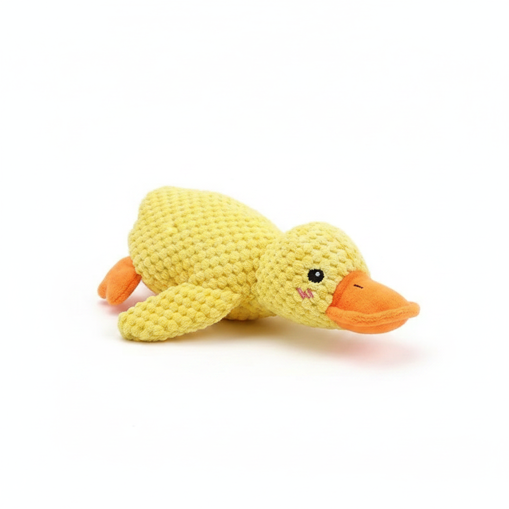 Peluche canard pour chat/chien